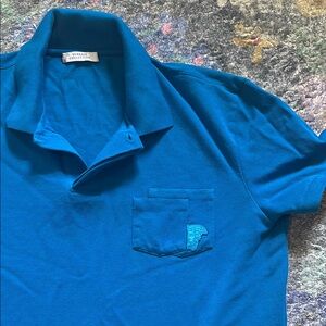 Versace Collection Men's Blue Polo Shirt